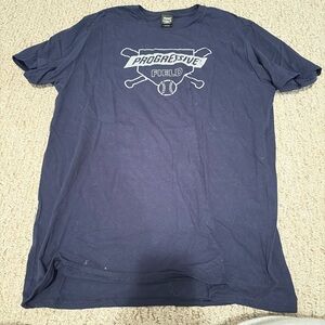 Hanes Navy Blue Progressive Field Women's Tee